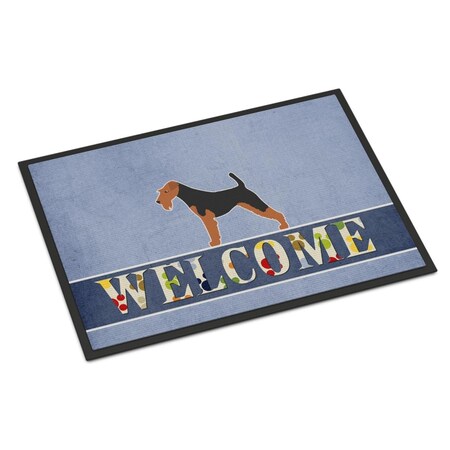 18 X 27 In. Welsh Terrier Welcome Indoor Or Outdoor Mat